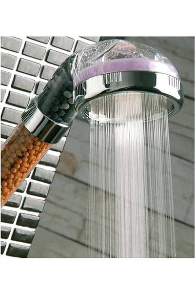Mena Rise Şirinshop Beaded Purified Natural Stone Water Saving Shower Head - High Pressure t