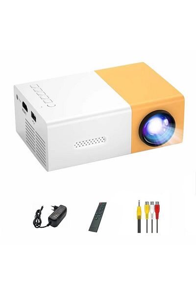 divendi-ro Portable mini home cinema projector, remote control, HD 1920x1080px, HDMI/USB