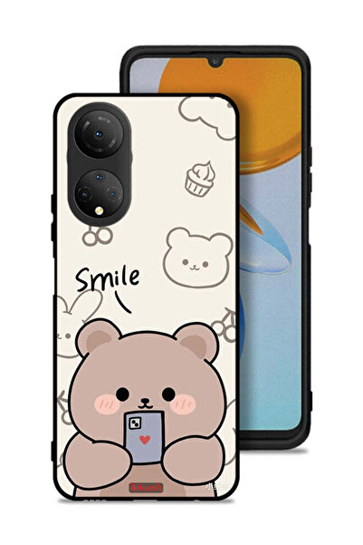 Tolwak غطاء حماية لهاتف Honor X7 - رسمة دب مبتسم