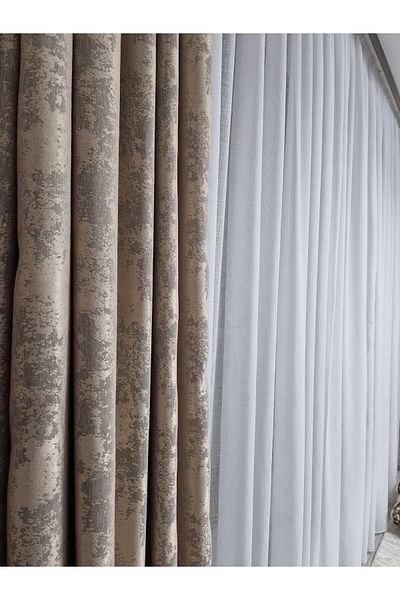 Perdelenoi by Igni Comex Curtain Sand Beige 2pcs