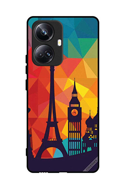 Covernex غطاء حماية لهاتف Realme 10 Pro Plus بنمط باريس الملون