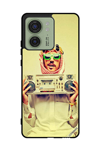 Covernex غطاء حماية لهاتف موتورولا إيدج 40 يحمل جهاز موسيقى كلاسيكي