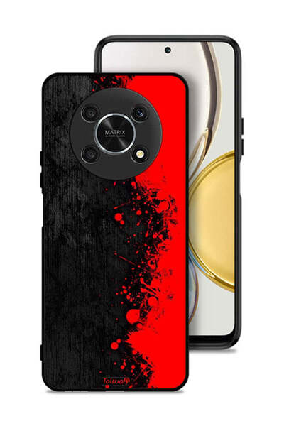 Tolwak Honor X9 5G Protective Case Cover Paint Abstract Pattern