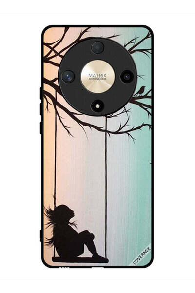 Covernex غطاء حماية لهاتف Honor X9b - رسمة فتاة صغيرة حزينة