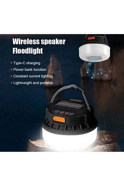 divendi-ro D41-2 solar powered lamp with Bluetooth function