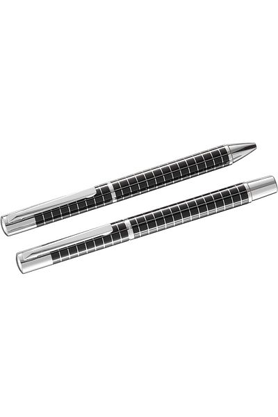 Mena Rise Şirinshop Active Series 1008Dt Lacquer Black Fountain Pen + Ballpoint Pen 1108107