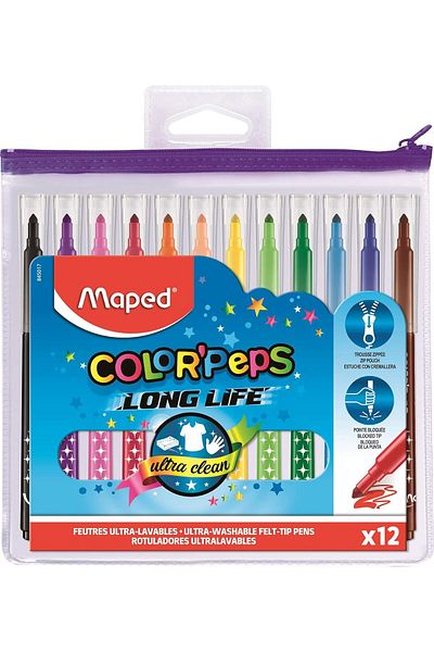 Mena Rise Şirinshop Helix Usa Long Life Washable Felt Pen 12 Pcs 1108107