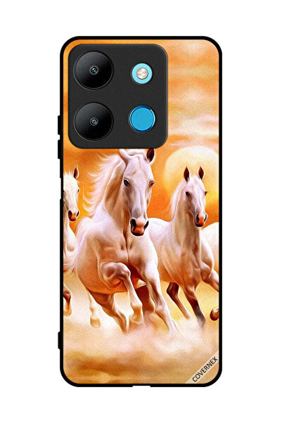 Covernex غطاء حماية لهاتف Infinix Smart 7 Horses Running