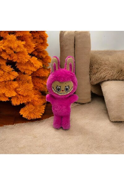 hediyesahibi لعبة لابوبو القطيفة على شكل أرنب وردي صغير
