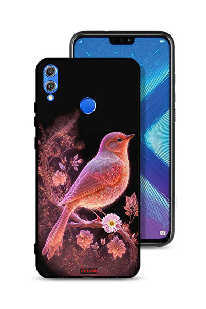 Tolwak غطاء حماية لهاتف Honor 8X برسومات طيور لطيفة