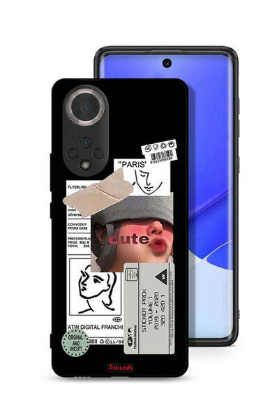 Tolwak غطاء حماية لهاتف Honor 50 بملصق لطيف