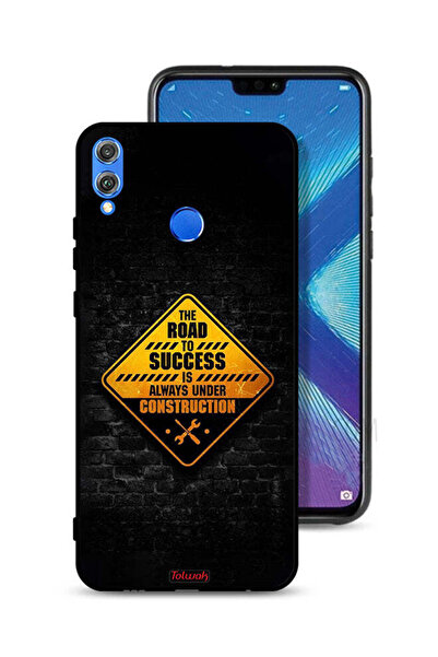 Tolwak غطاء حماية لهاتف Honor 8X الطريق إلى النجاح دائمًا قيد الإنشاء