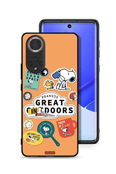 Tolwak غطاء حماية لهاتف Honor 50 بملصقات الفول السوداني