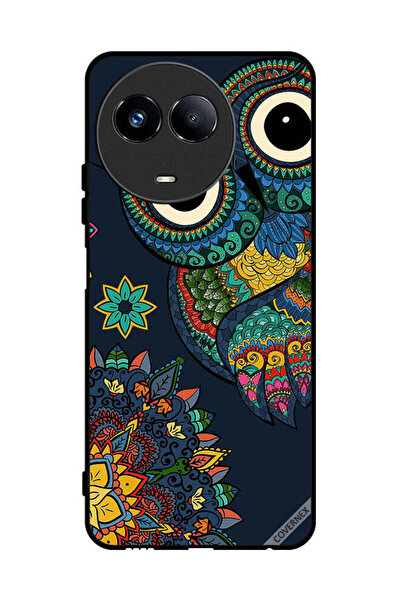 Covernex غطاء حماية لهاتف Realme 11 5G بتصميم بومة زهرية