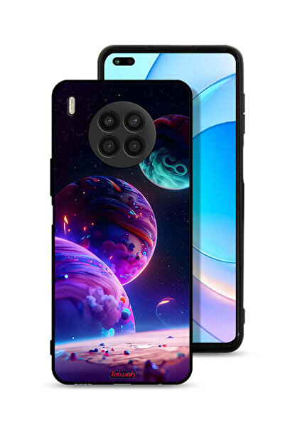 Tolwak غطاء حماية لهاتف Honor 50 Lite بنمط كوكبي