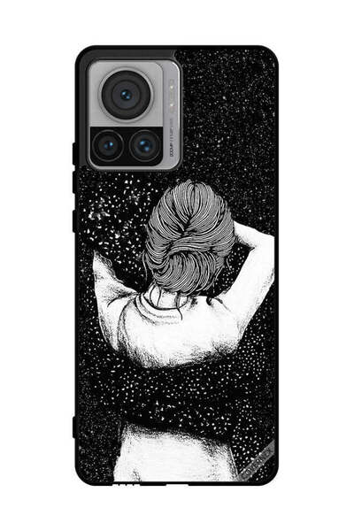 Covernex غطاء حماية لهاتف موتورولا موتو إكس 30 برو - فتاة ذات خيال ليلي