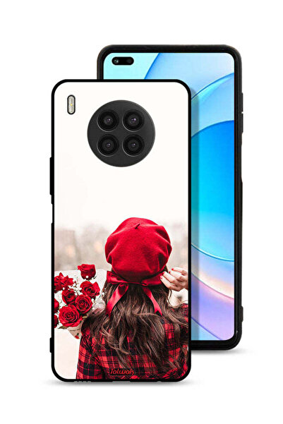 Tolwak غطاء حماية لهاتف Honor 50 Lite يحمل زهورًا