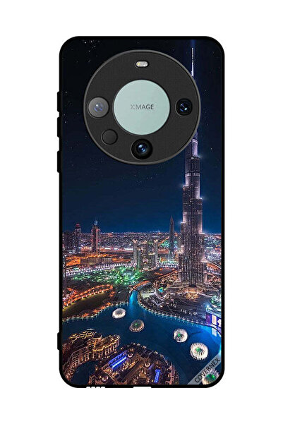 Covernex غطاء حماية لهاتف هواوي ميت 60 برو - منظر ليلي لوسط المدينة