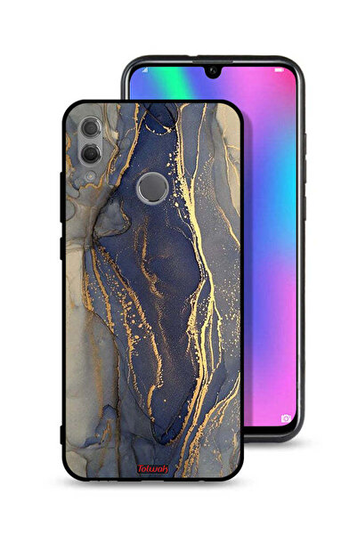 Tolwak غطاء حماية لهاتف Honor 10 Lite بنمط رخامي لامع