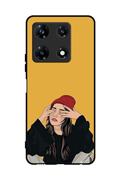 Covernex غطاء حماية لجهاز Infinix Note 30 Pro - رسم فتاة حزينة