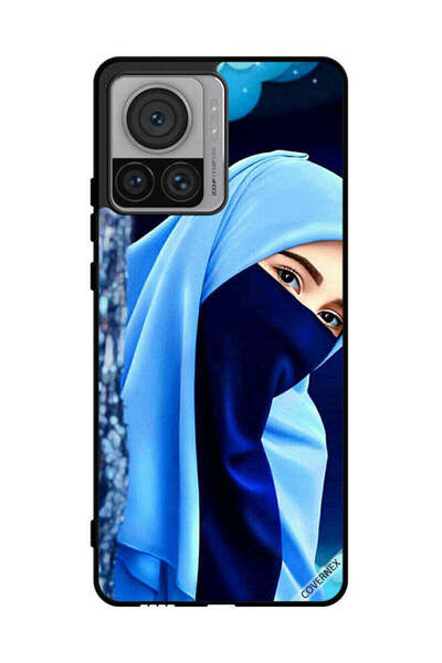 Covernex غطاء حماية لهاتف موتورولا موتو X30 برو - فتاة محجبة