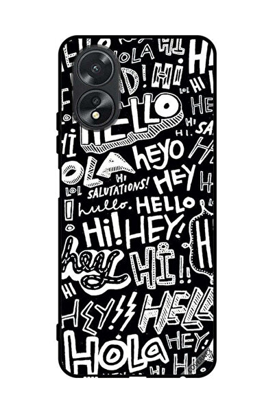 Covernex Protective Case Cover For Oppo A38 Hi Hello Tags