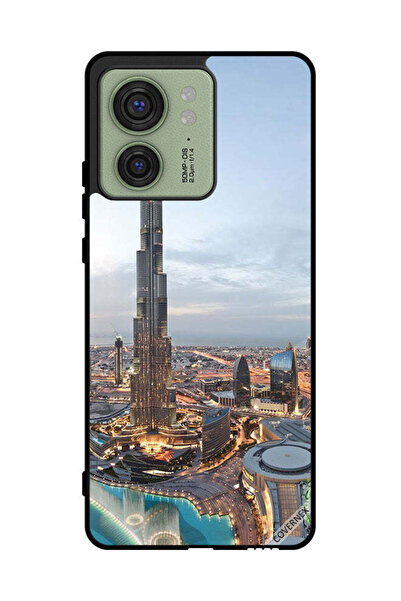 Covernex غطاء حماية لهاتف موتورولا إيدج 40 - منظر جميل لوسط مدينة دبي