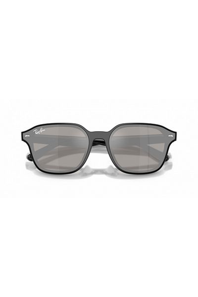 Ray-Ban Ray-Ban RB4458D 601/6V – Unisex Glasses, Black, Light Grey Mirror Silver Lenses, Size 65
