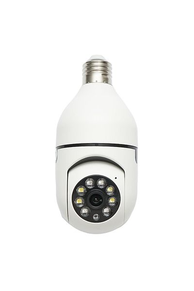 Breckner Germany Smart-bulb PTZ Surveillance Camera, WIFI 2.4G 1080P, Bulb Type E27 with Motion Sensor and YIIoT Appl