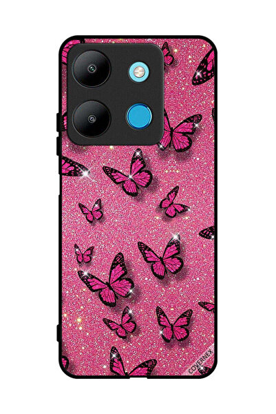 Covernex غطاء حماية لهاتف إنفينيكس سمارت 7 - تألق وفراشات