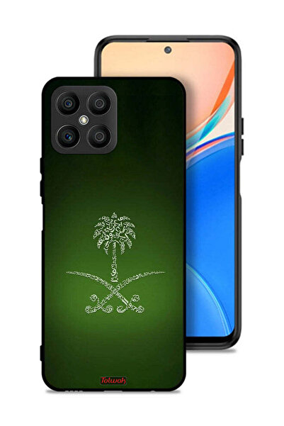 Tolwak غطاء حماية لهاتف Honor X8 4G بعلامة المملكة العربية السعودية القديمة