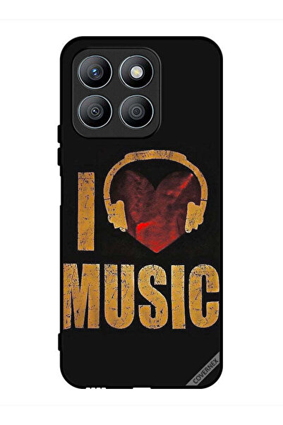 Covernex Protective Case Cover For Honor X8b Vintage I Love Music