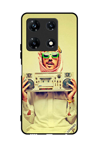 Covernex غطاء حماية لهاتف Infinix Note 30 Pro يحمل جهاز موسيقى عتيق