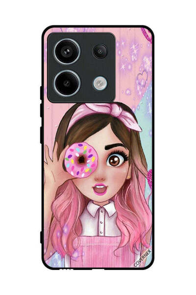Covernex غطاء حماية لهاتف شاومي ريدمي نوت 13 برو - فن فتاة محبة الدونات