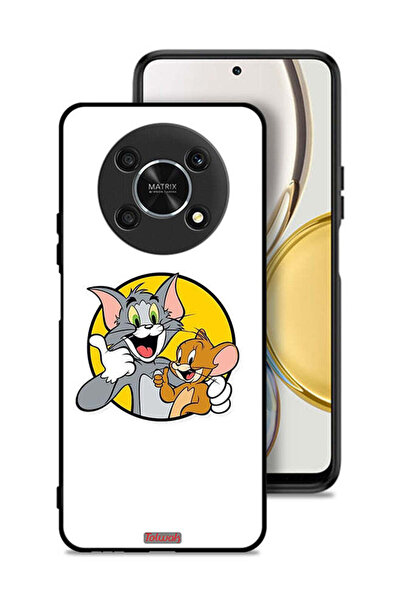 Tolwak غطاء حماية لهاتف Honor X9 5G بتصميم توم وجيري