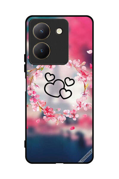 Covernex غطاء حماية لهاتف فيفو Y27s - مشبك فني على شكل قلوب