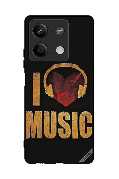 Covernex غطاء حماية لهاتف شاومي ريدمي نوت 13 - أنا أحب الموسيقى فينتاج