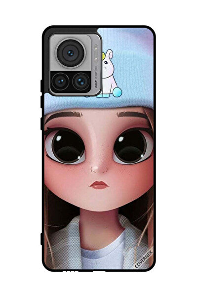 Covernex غطاء حماية لهاتف موتورولا موتو X30 برو - فتاة يونيكورن لطيفة