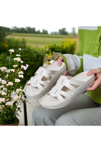 MULEX Women's Extra Comfortable Non-Slip Sole Orthopedic Supported Daily Slippers
