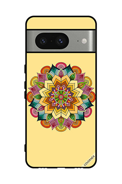 Covernex غطاء حماية لهاتف جوجل بيكسل 8 بنمط ماندالا دائري