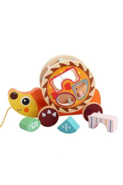 OEM Sorter Educativ din Lemn, Luka, Mobil pe Sfoara, Multicolor, 22x15x9cm