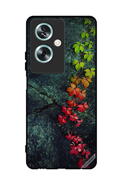 Covernex غطاء حماية لهاتف Oppo A79 بأوراق جميلة