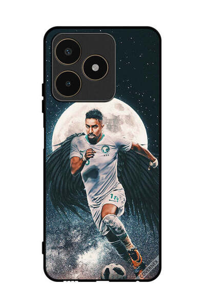 Covernex غطاء حماية لهاتف Realme C53 سالم الدوسري يحمل كرة قدم