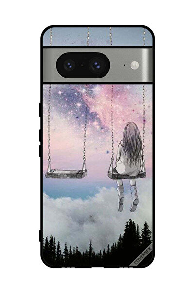 Covernex غطاء حماية لهاتف جوجل بيكسل 8 - رسم فتاة وحيدة