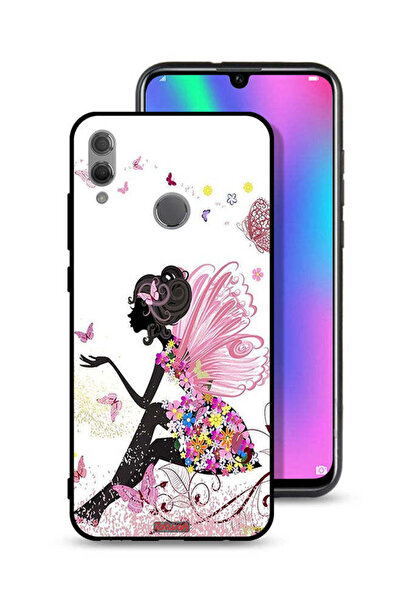 Tolwak غطاء حماية لهاتف Honor 10 Lite بتصميم فتاة الفراشة