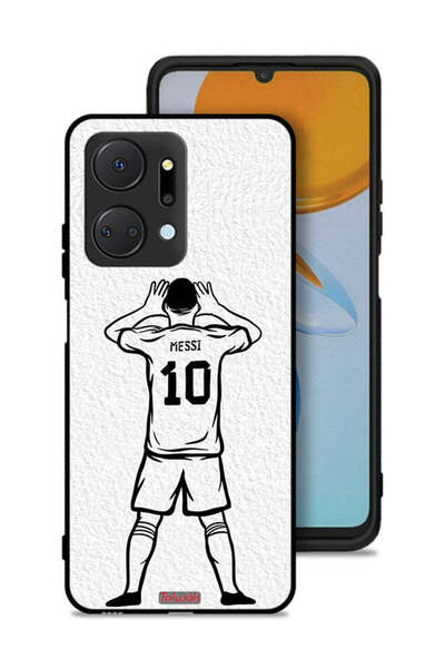 Tolwak غطاء حماية لهاتف Honor X7a - رسم ميسي