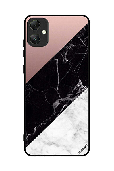 Covernex غطاء حماية لهاتف سامسونج جالاكسي A05 بنمط مزيج من الرخام واللون العادي