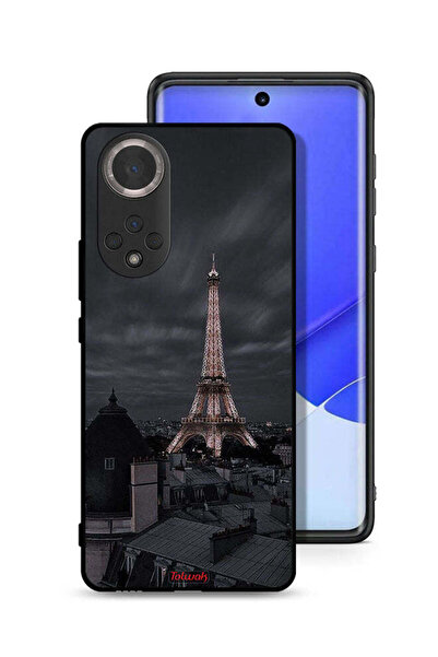 Tolwak غطاء حماية لهاتف Honor 50 بتصميم برج إيفل في الليل