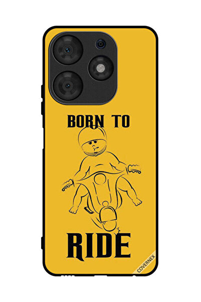 Covernex غطاء حماية لهاتف تكنو سبارك 10 برو Born To Ride