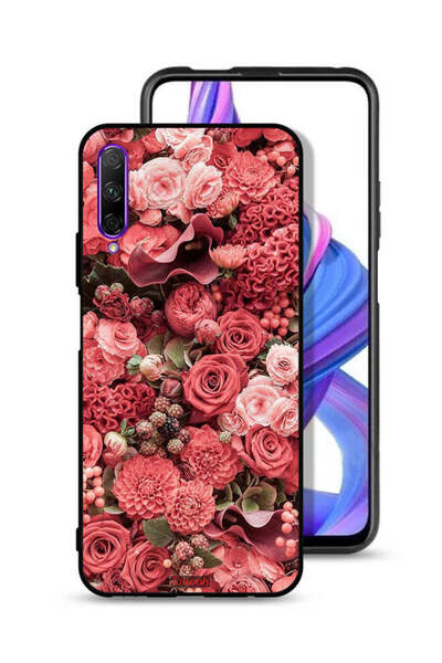 Tolwak Honor 9X Pro Protective Case Cover Peach Roses